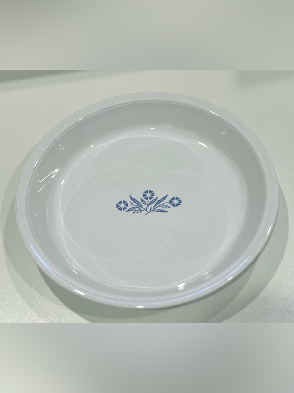 💥3/$50 Corningware “Blue Cornflower” Ceramic 9” Pie Pan | Collectible | EUC